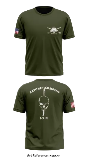 1-5 IN Bayonet Company Store 1 Core Men's SS Performance Tee - KEsknr