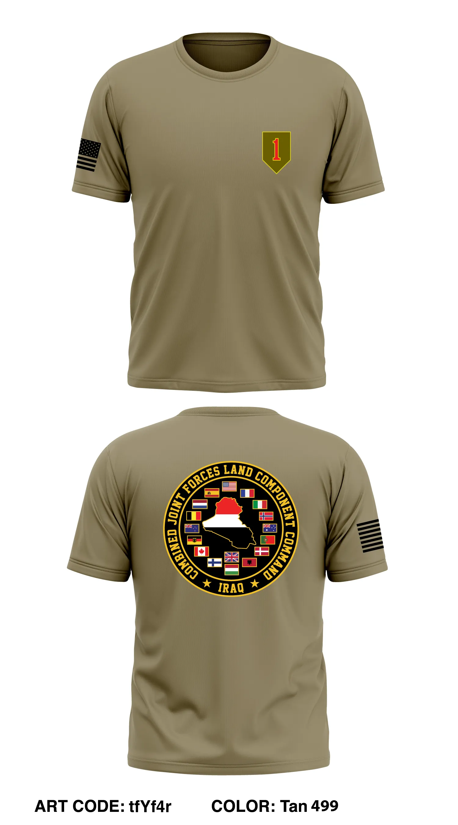 1ID Store 1 Core Men's SS Performance Tee - tfYf4r