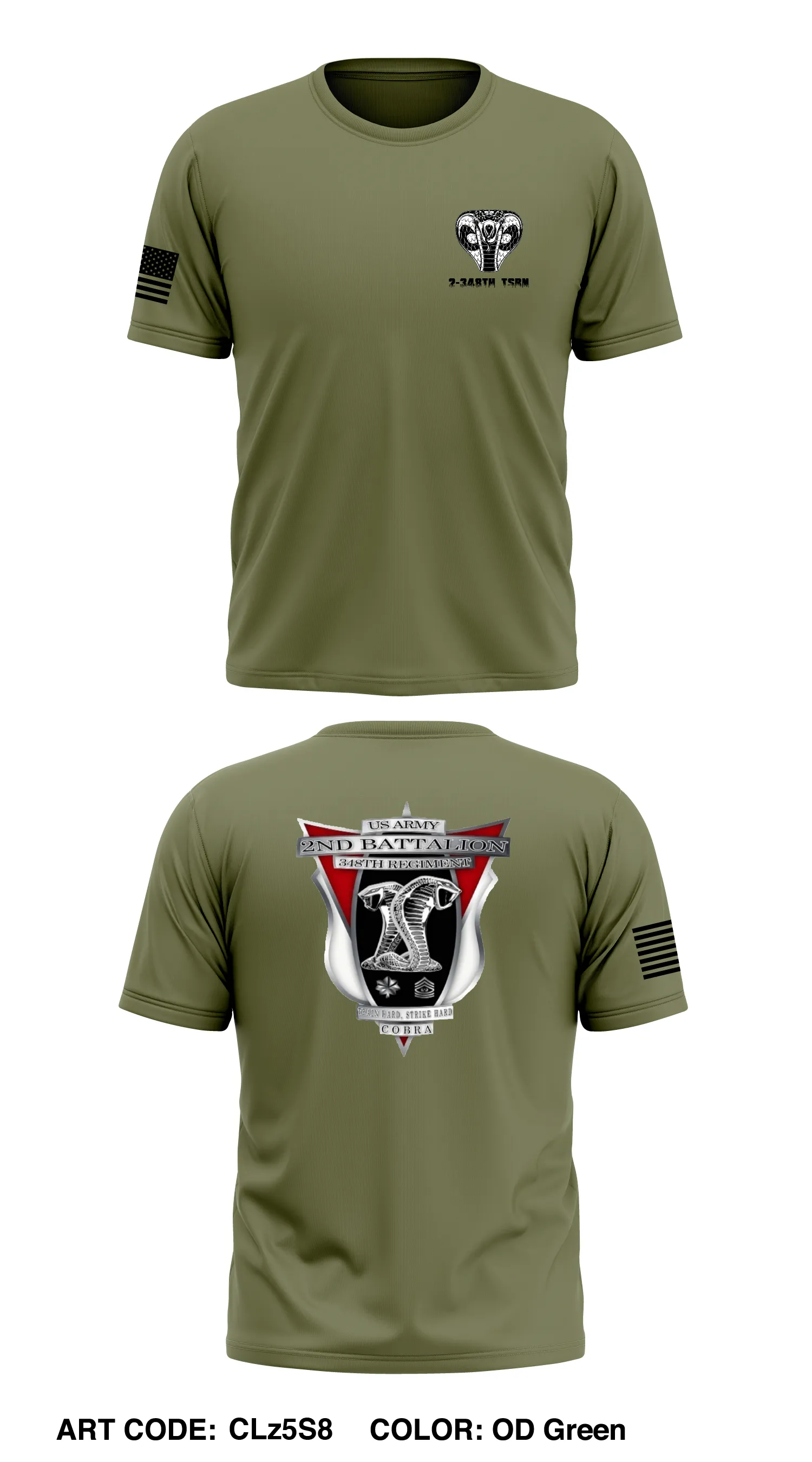 2-348th TSBN Store 1 Core Men's SS Performance Tee - CLz5S8
