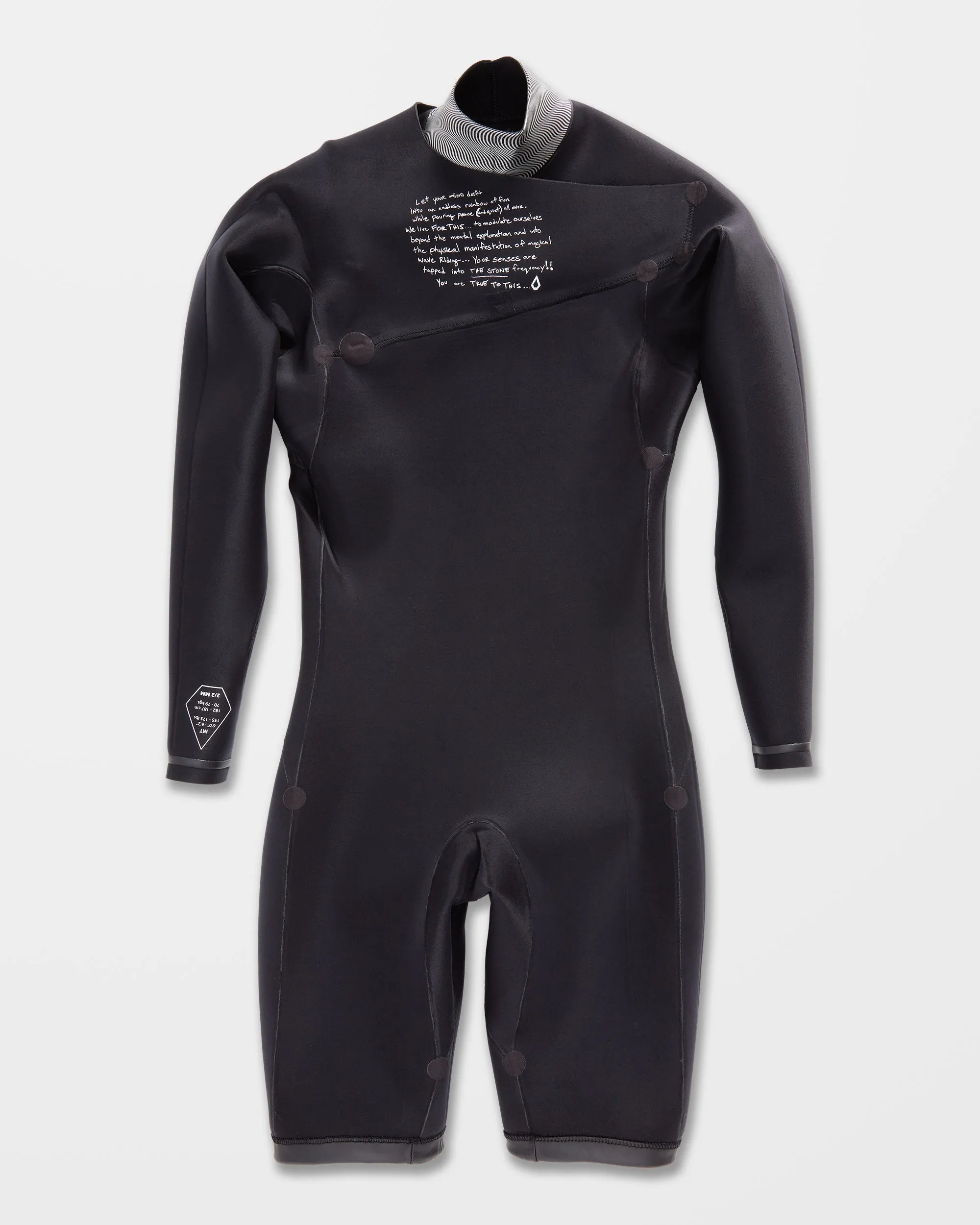 2/2Mm Long sleeve Spring Wetsuit - BLACK