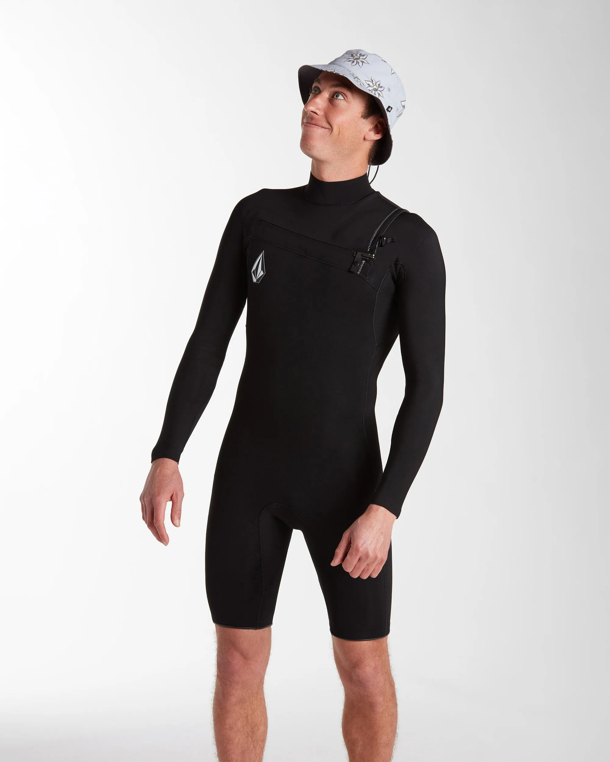 2/2Mm Long sleeve Spring Wetsuit - BLACK