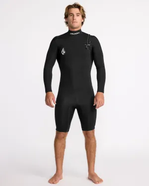 2/2Mm Long sleeve Spring Wetsuit - BLACK