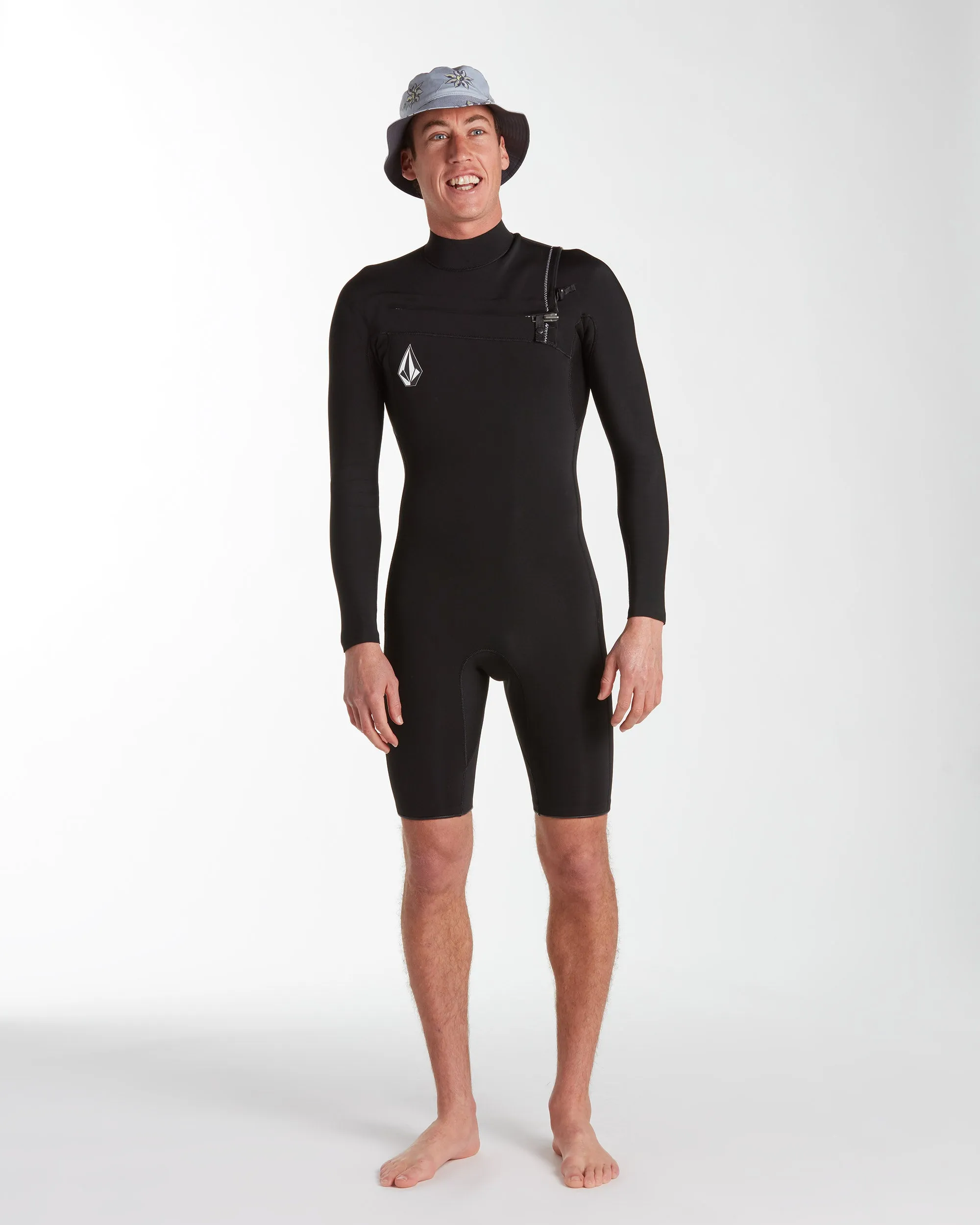 2/2Mm Long sleeve Spring Wetsuit - BLACK