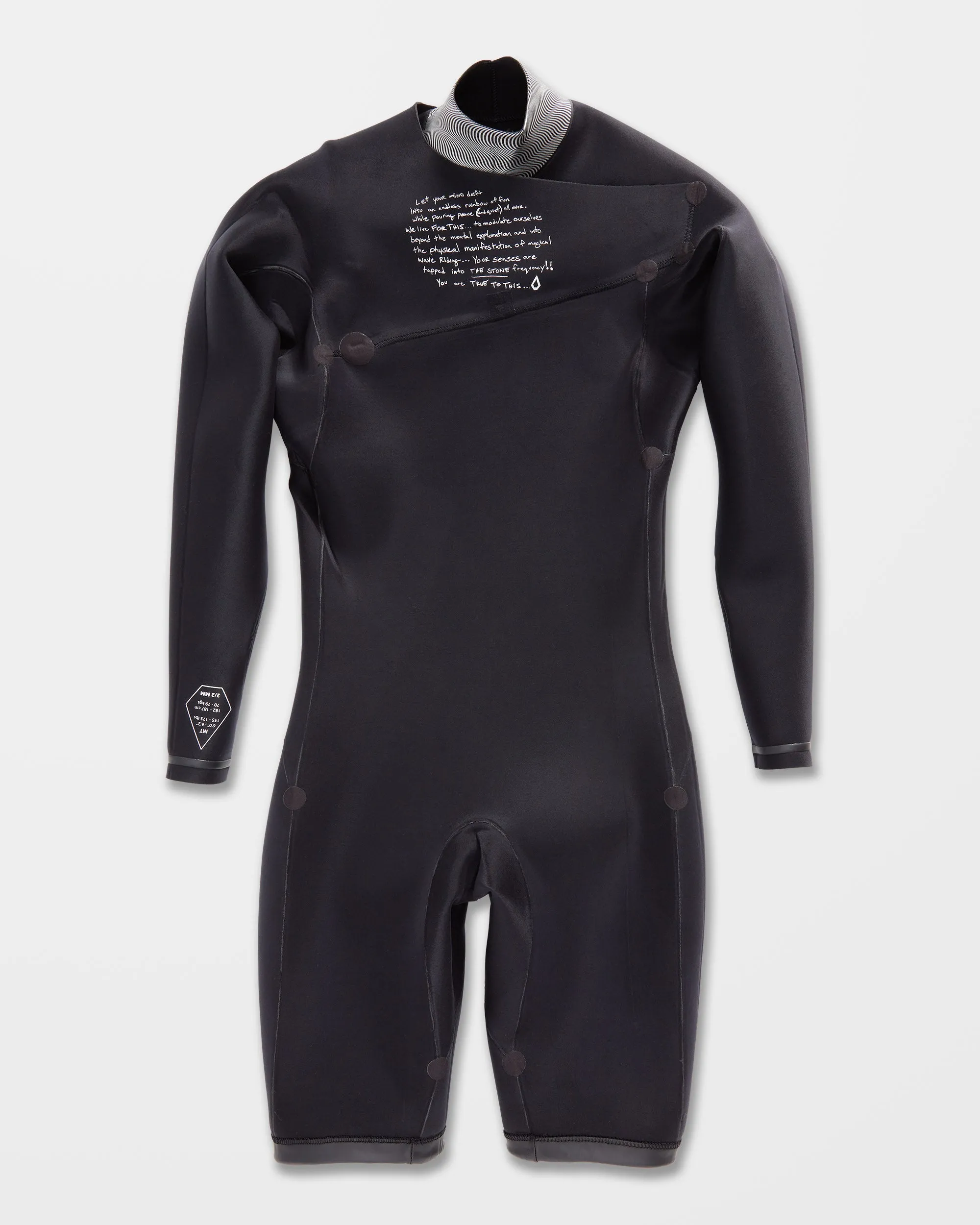 2/2Mm Long sleeve Spring Wetsuit - BLACK