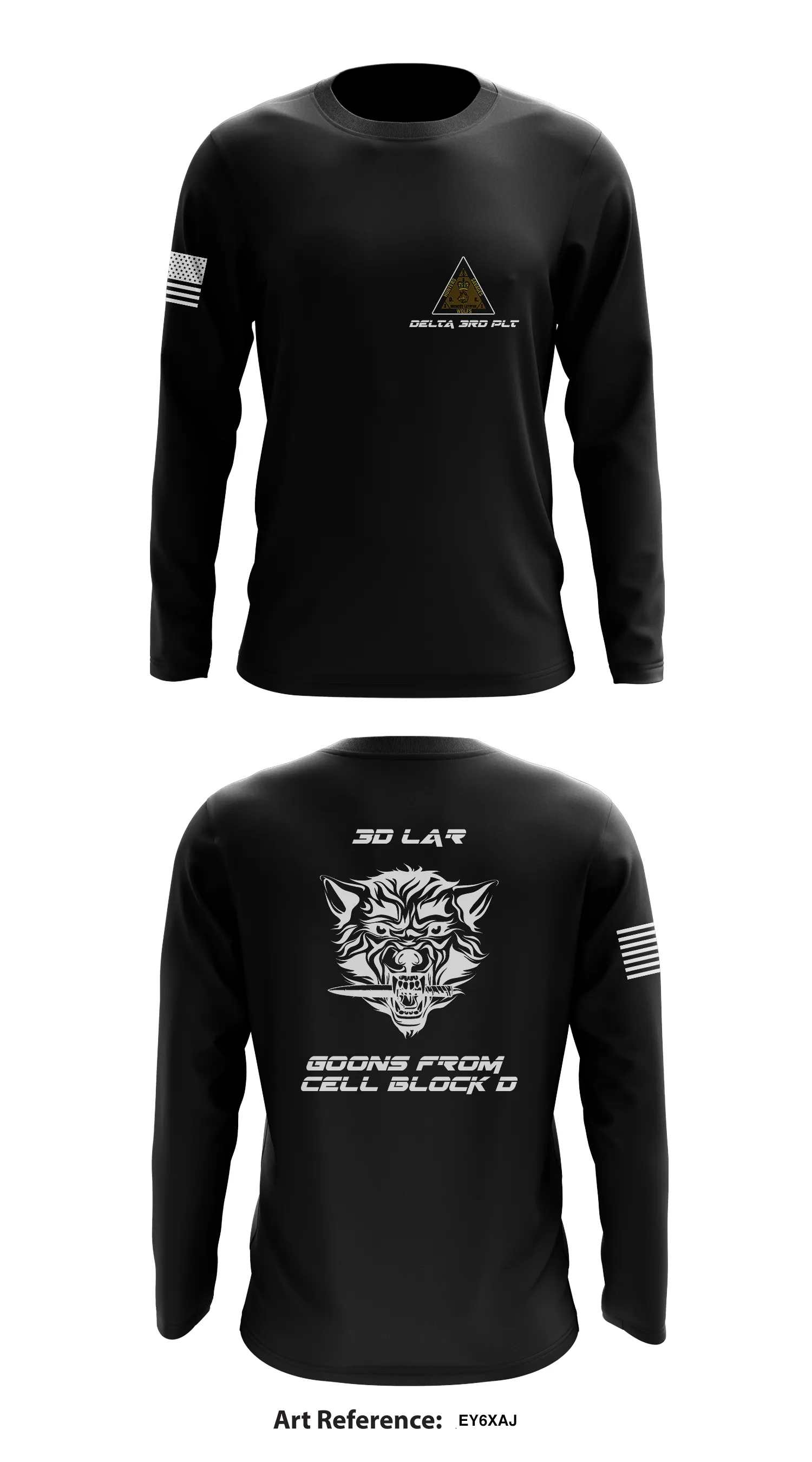 3D Light Armored Reconnaissance Store 1  Core Men's LS Performance Tee - EY6XAJ