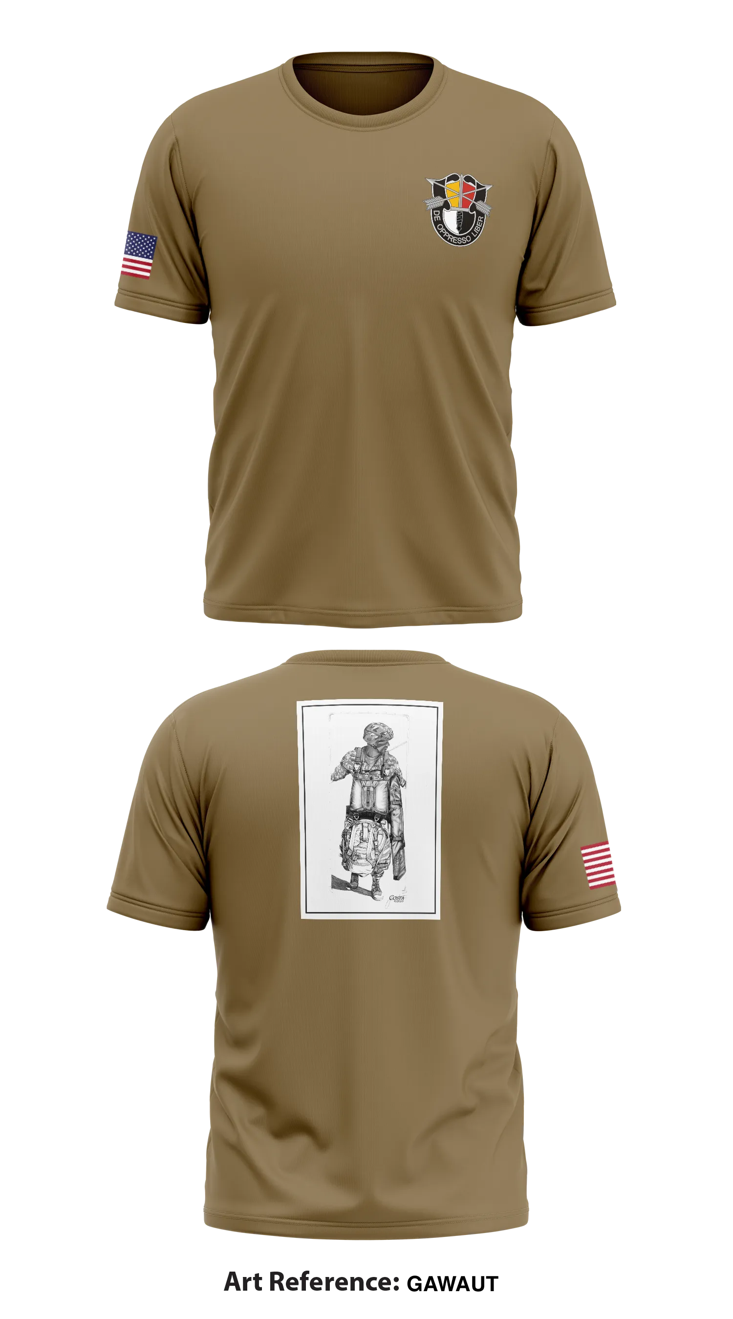 3rd Special Forces Group Store 1 Core Men's SS Performance Tee - GAWAUT