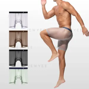 4-Pack No-Chafe Pouch - Men's Ultra Thin Ice Silk Underpants  -JEWYEE AY 849