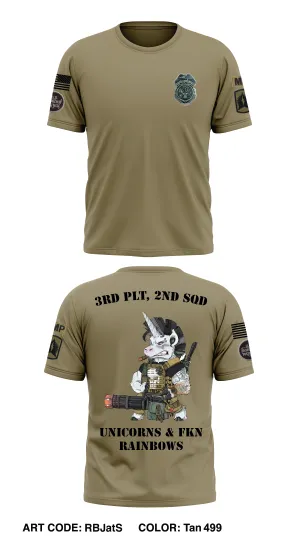 715th MP Co. 116th Field Artillery  Store 1 Core Men's SS Performance Tee - RBJatS