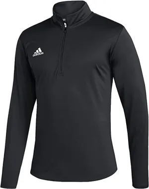 Adidas Under The Lights Long Sleeve Knit 1/4 Zip Men's Training Jacket - Black