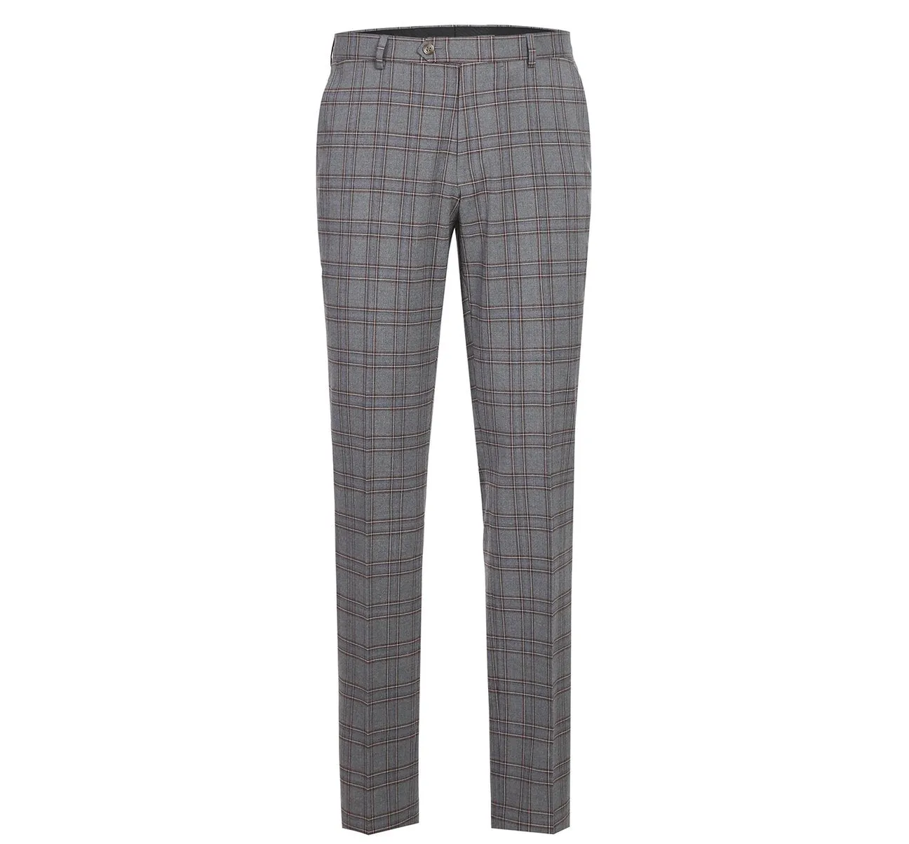 Alessandro Vitello by Renoir Two Piece Slim Fit Stretch Windowpane Check Dress Suit 293-7