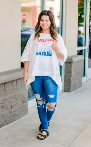 America Boyfriend Tee