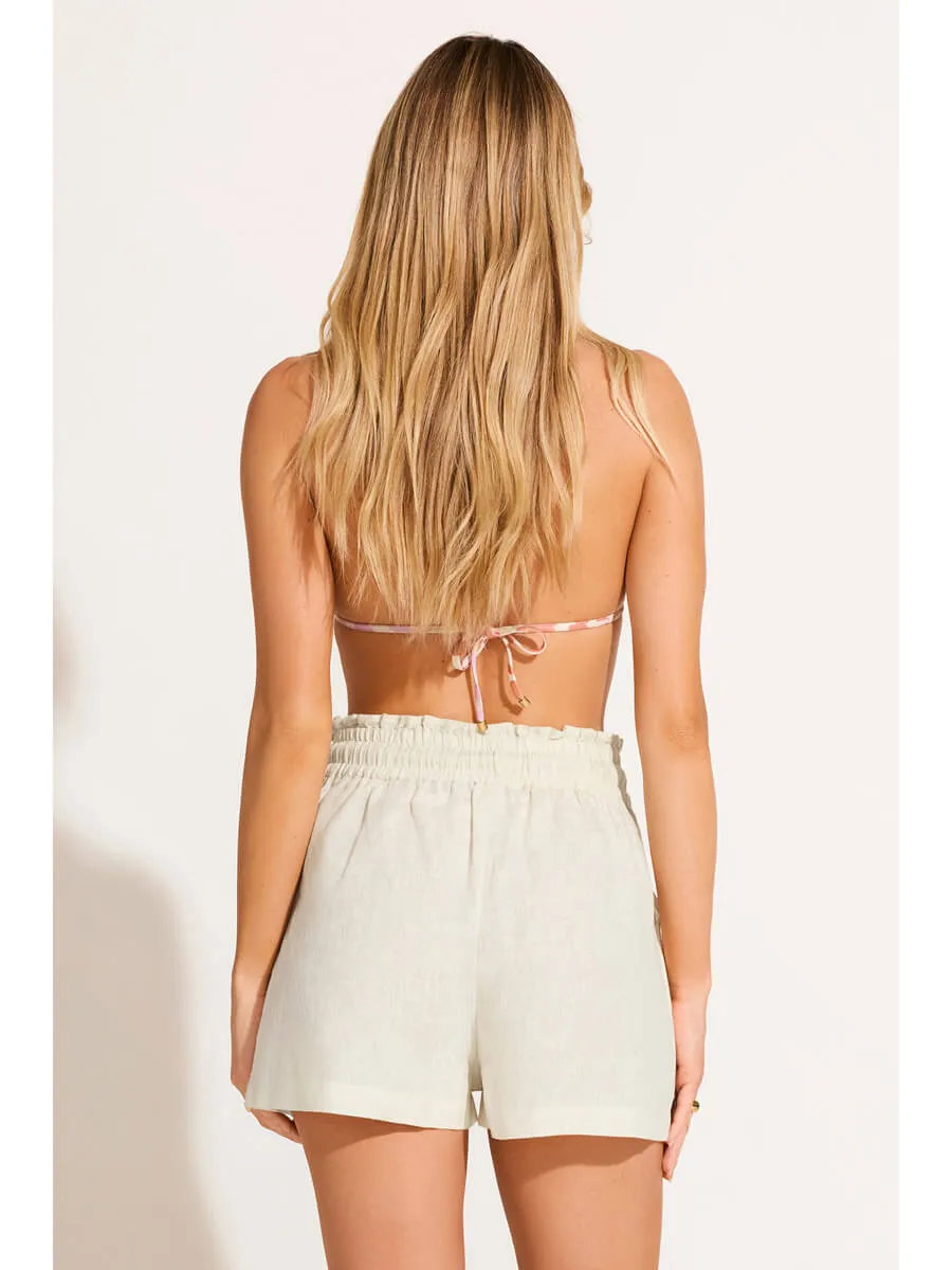 Avery Short in Oatmeal EcoLinen