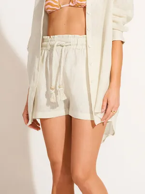 Avery Short in Oatmeal EcoLinen