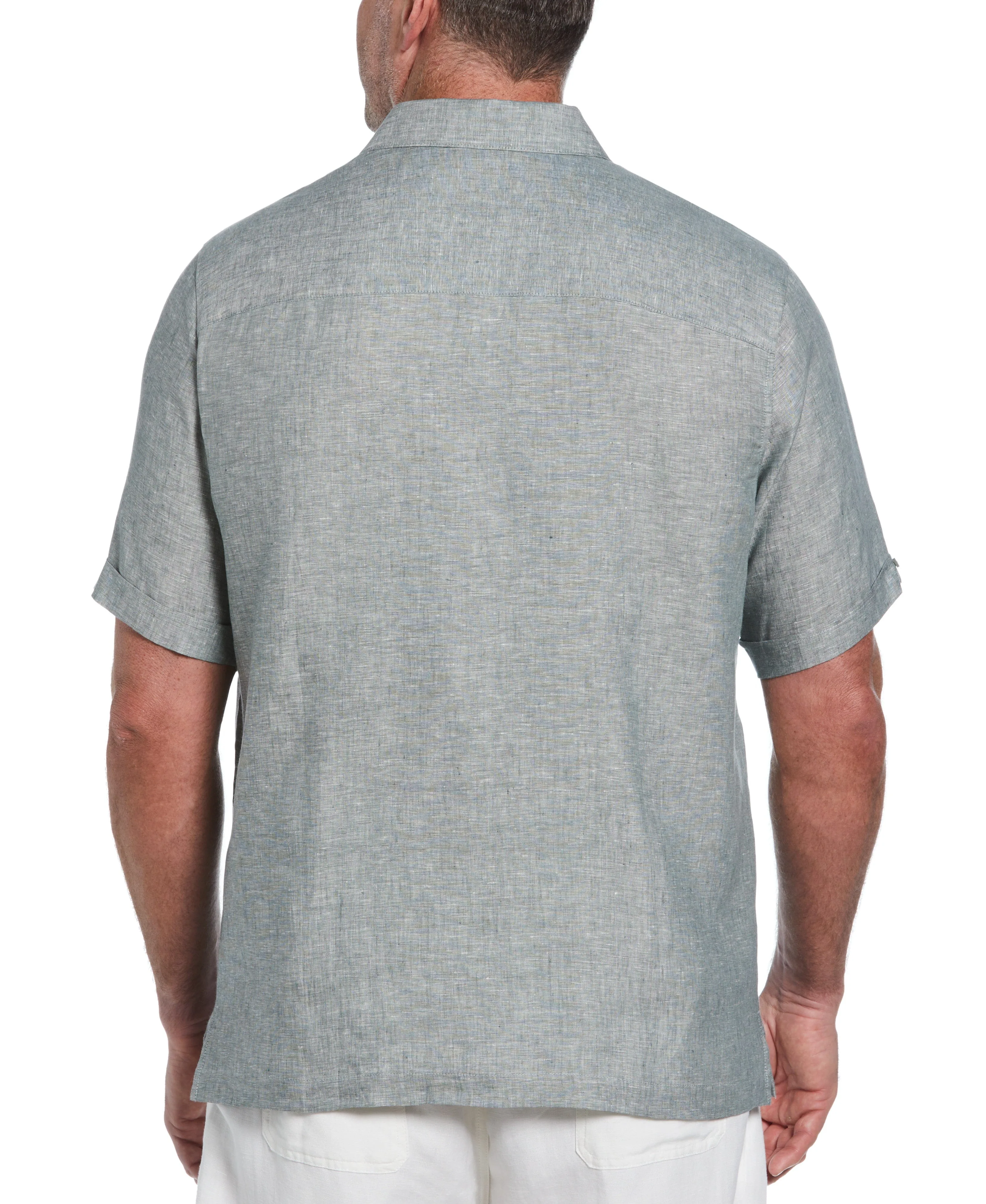 Big & Tall Classic Two-Tone Linen Shirt