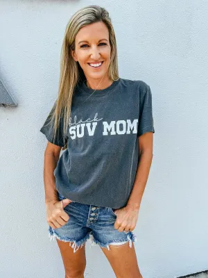 Black SUV Moms Club Tee - Pepper