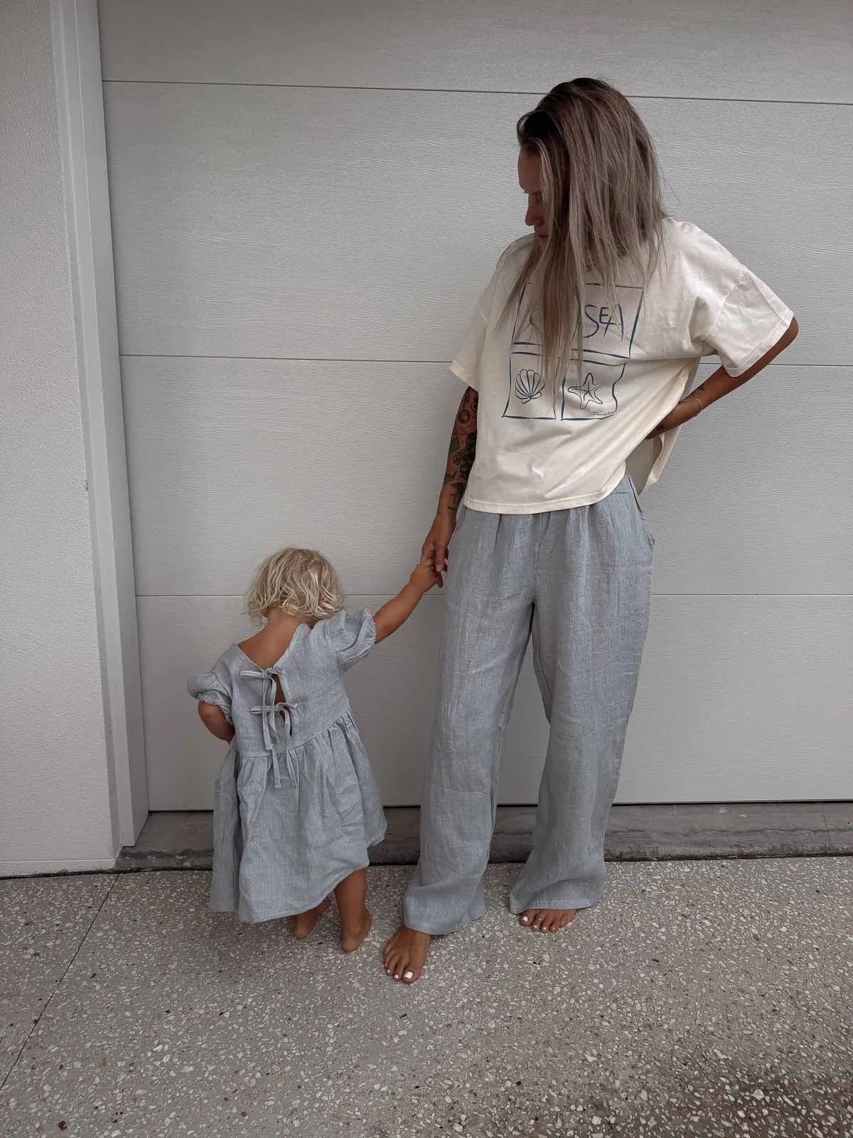 Bobbie| Women's Pants  | Seafoam Blue Check