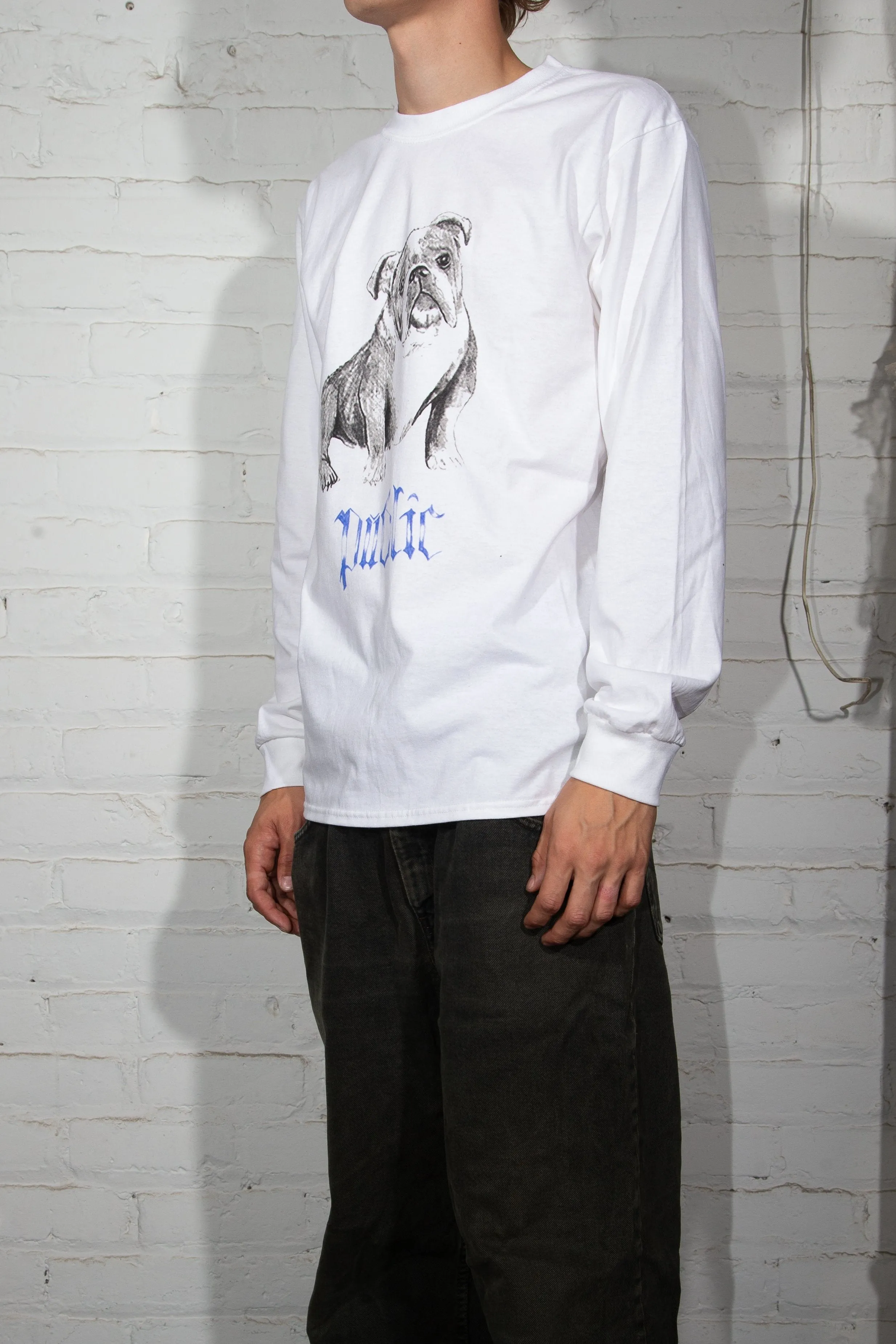 Bully Long-Sleeve Tee - White