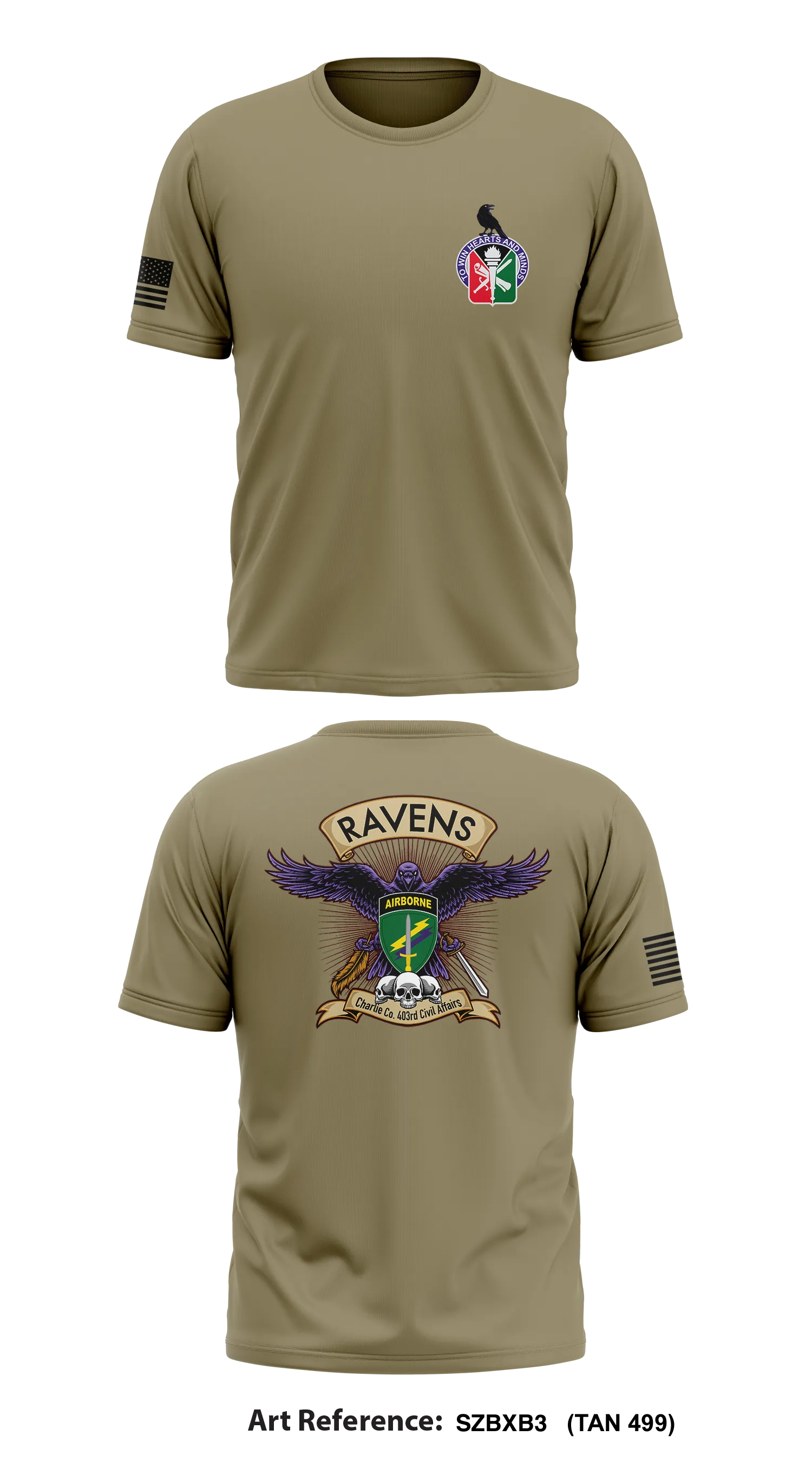 C Co. 403rd Civil Affairs BN Store 1 Core Men's SS Performance Tee - SZbXb3