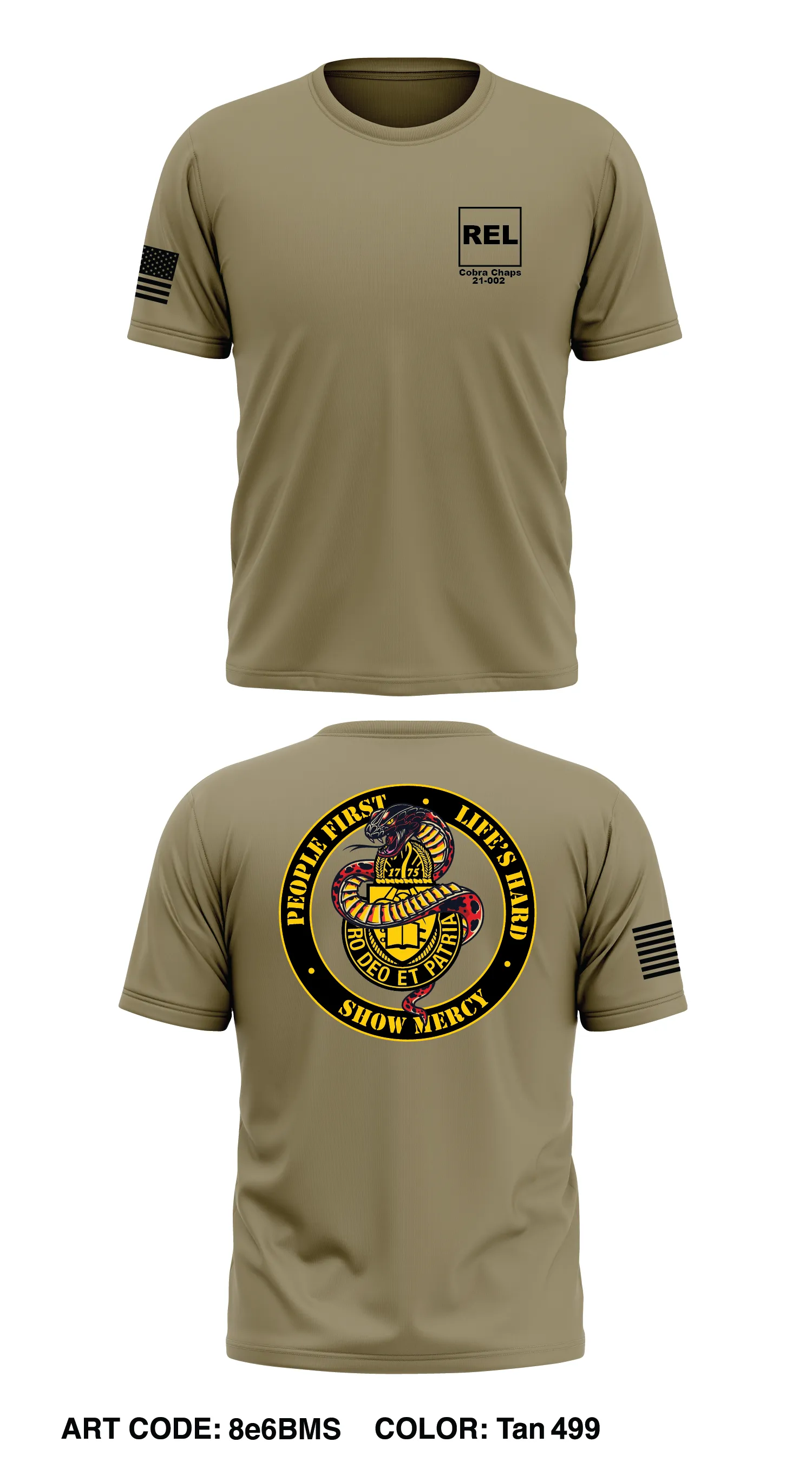 Chaplain Captain Career Cro Store 1 Core Men's SS Performance Tee - 8e6BMS