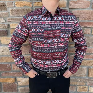 Christopher Aztec Print Shirt