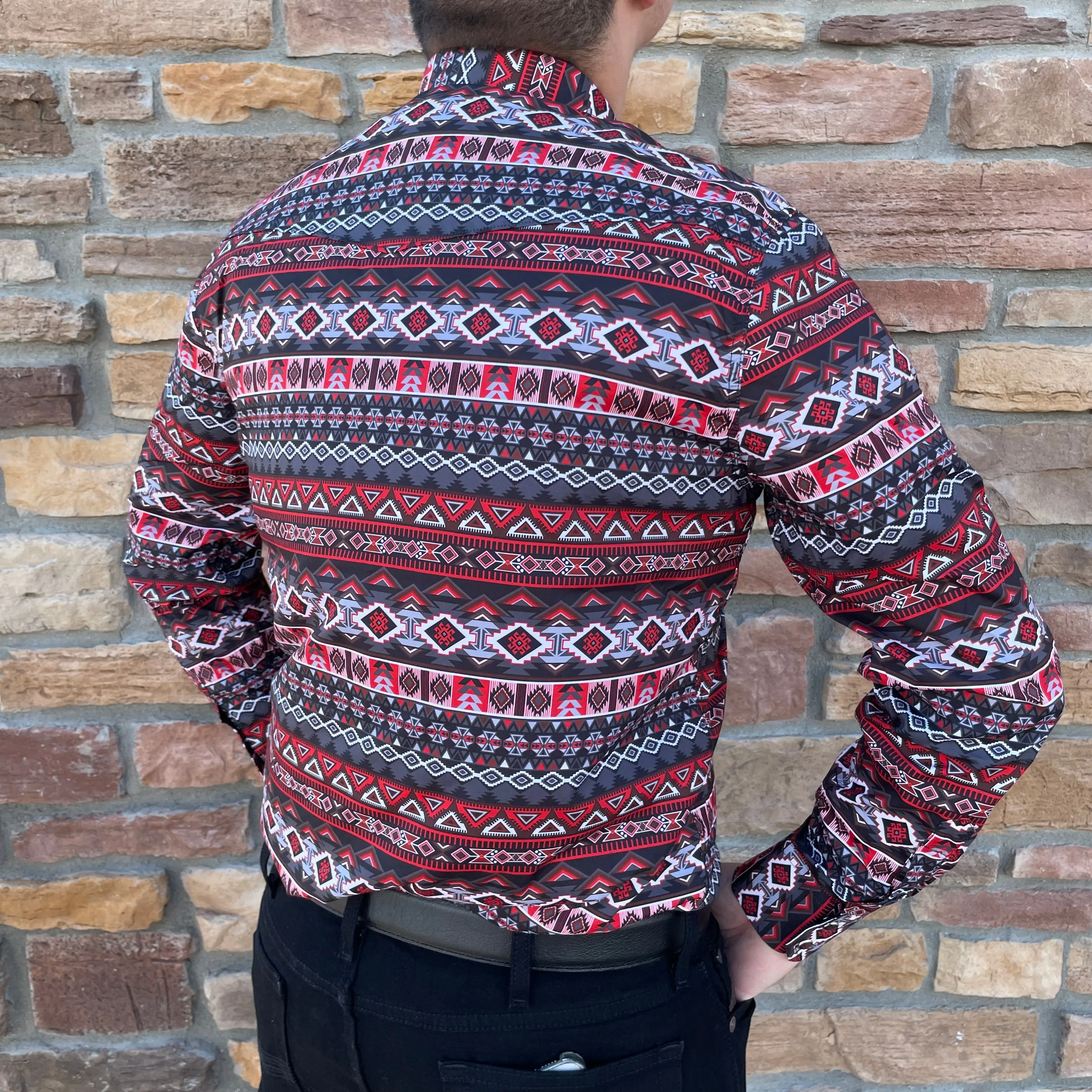 Christopher Aztec Print Shirt