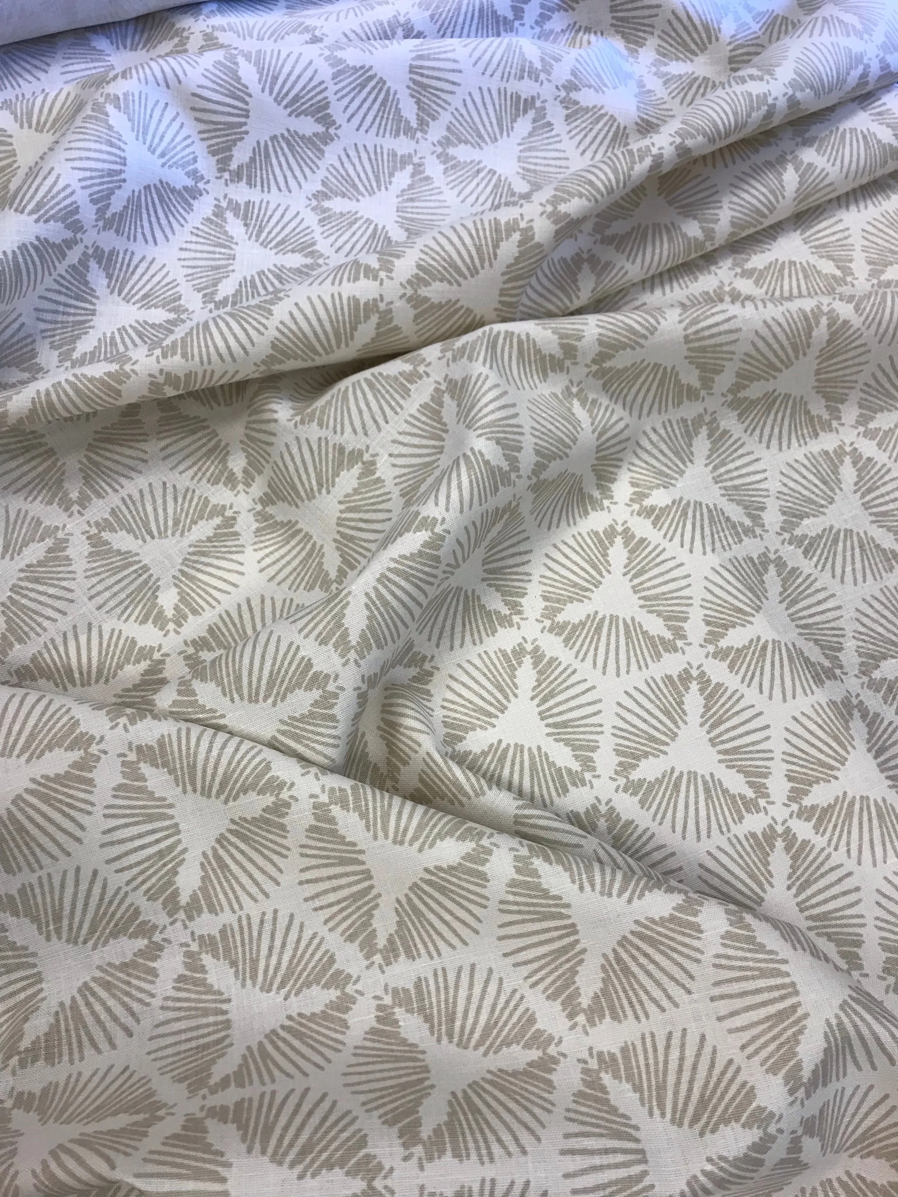 Cie Fabric Heron on Oyster