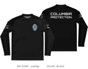 Columbia Protection Security Services Core Men's LS Performance Tee - xcSnMp