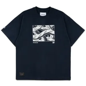 Crossover x Temple of Skate 'The Chamber of Snakes' Tee | Indigo