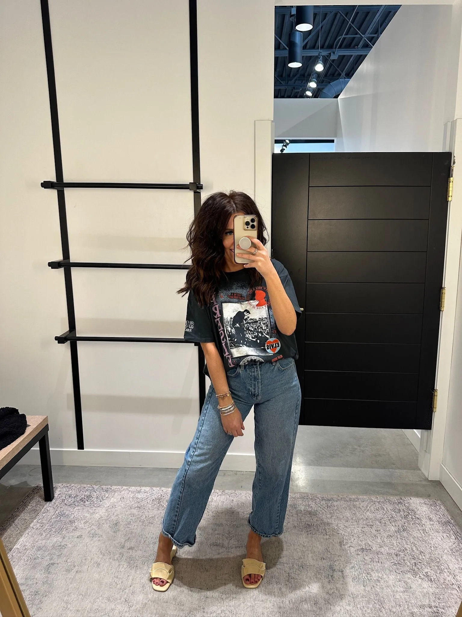 Daydreamer Sun Records X Elvis Polaroid College Merch Tee