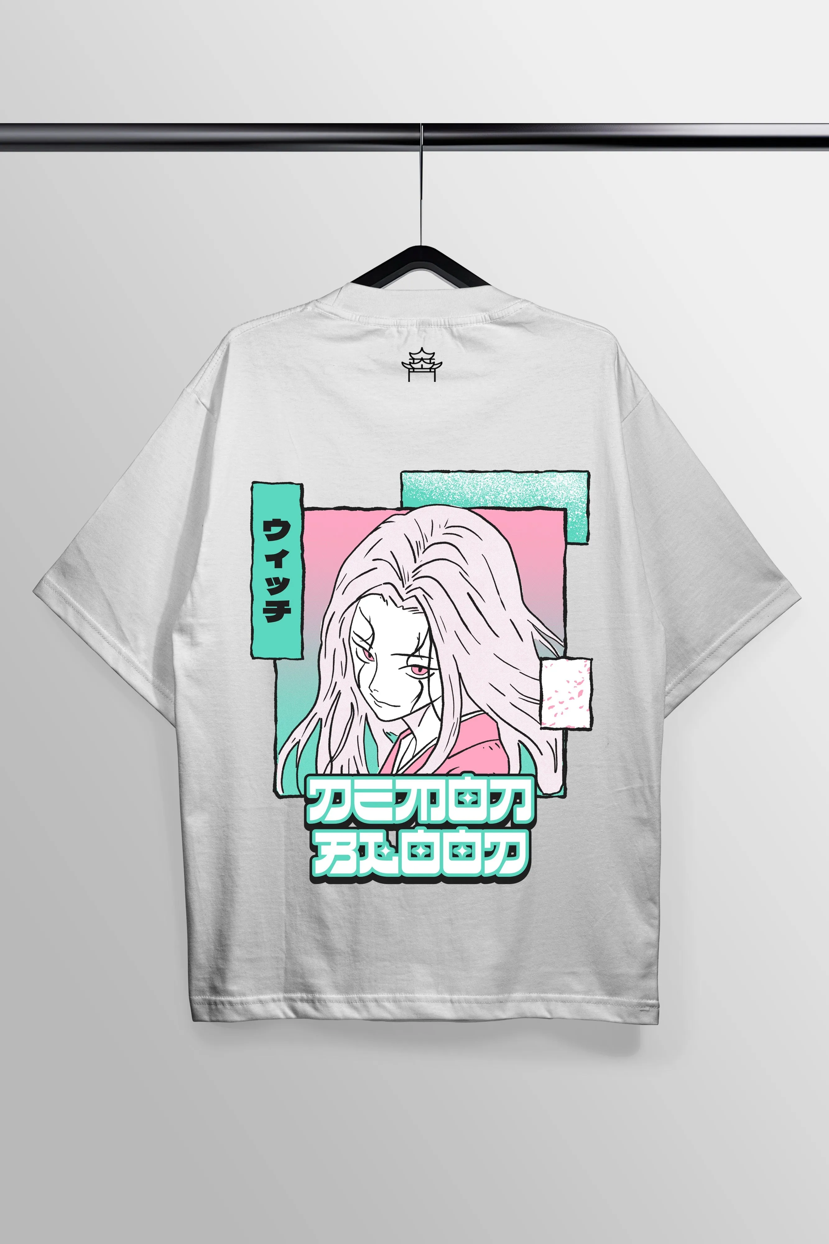 Demon Blood White Oversized Tee