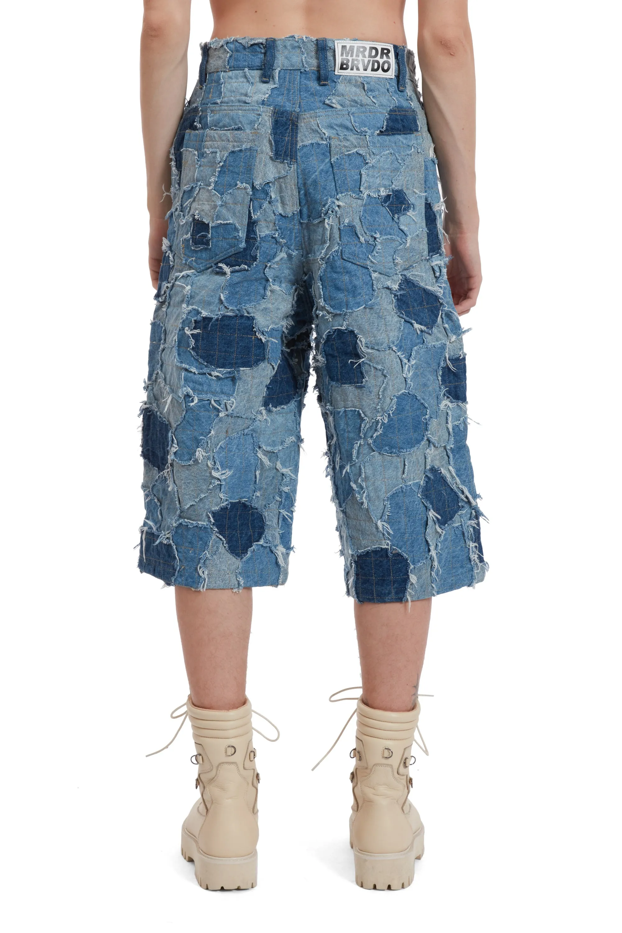 DENIM BORO CARGO SHORT