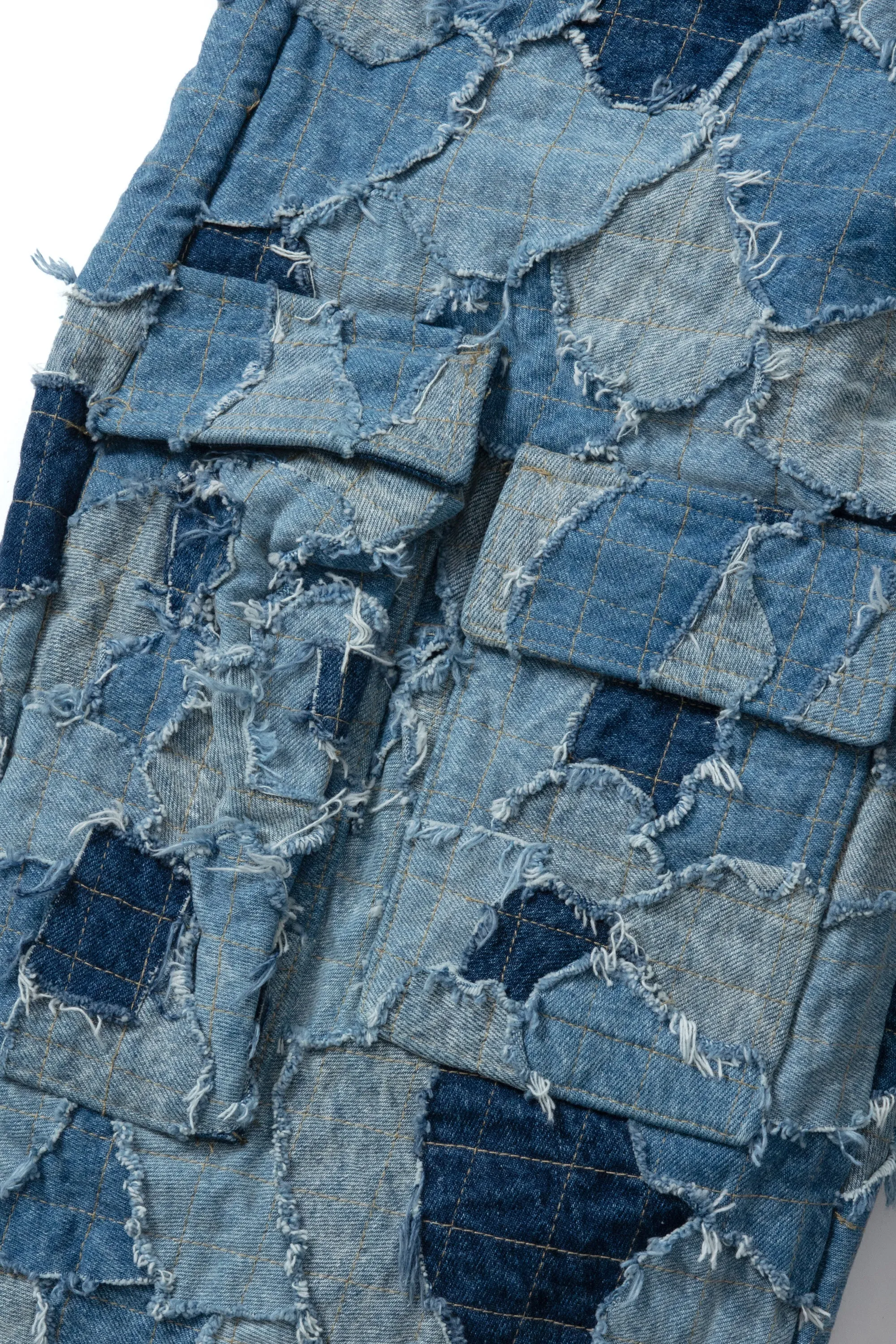 DENIM BORO CARGO SHORT