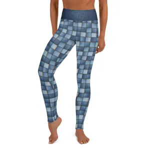 Denim Patchwork - Yoga Leggings