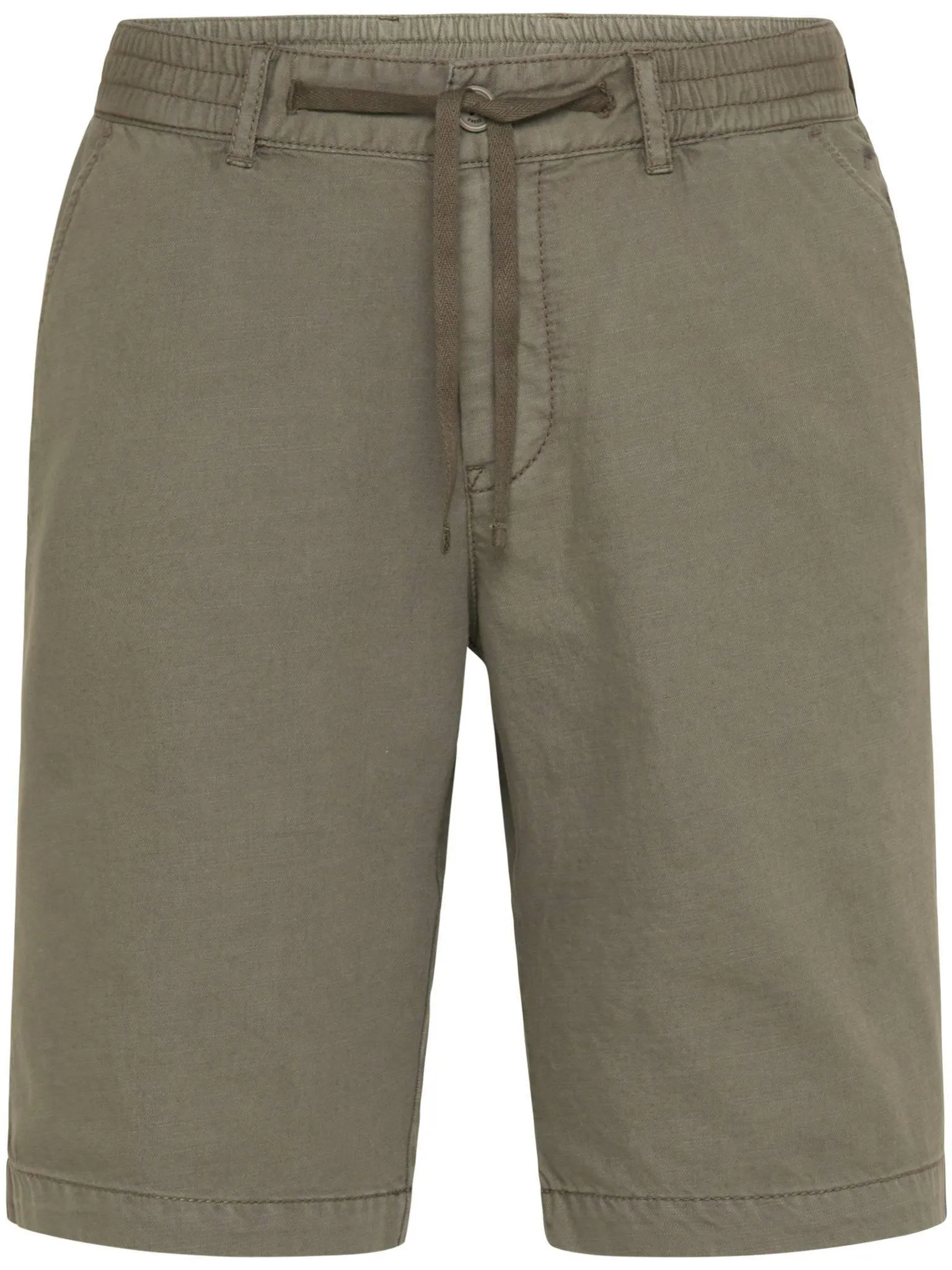 Drawstring Shorts, Linen Mix