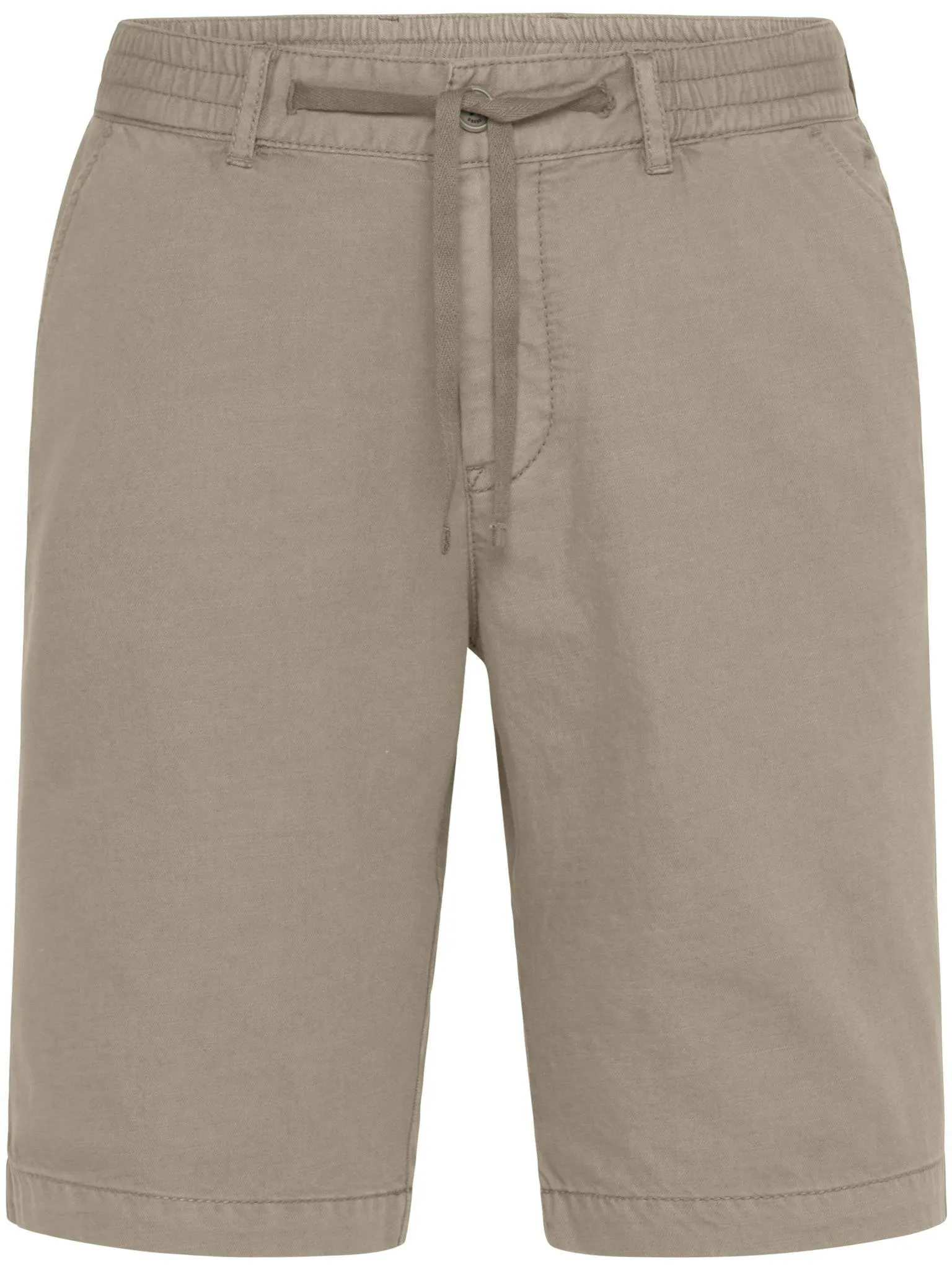 Drawstring Shorts, Linen Mix