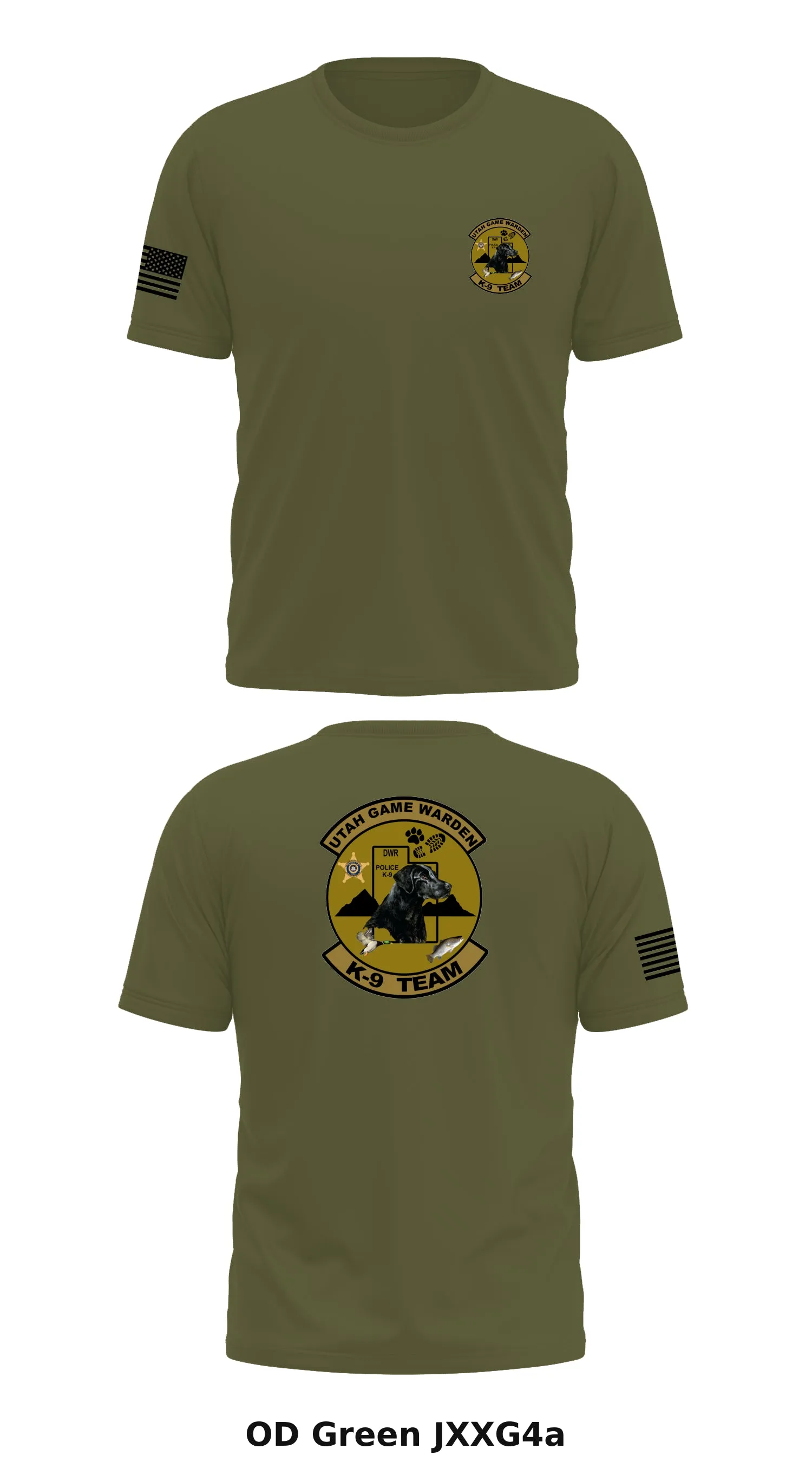 DWR K-9 Unit Store 1 Core Men's SS Performance Tee - JXXG4a