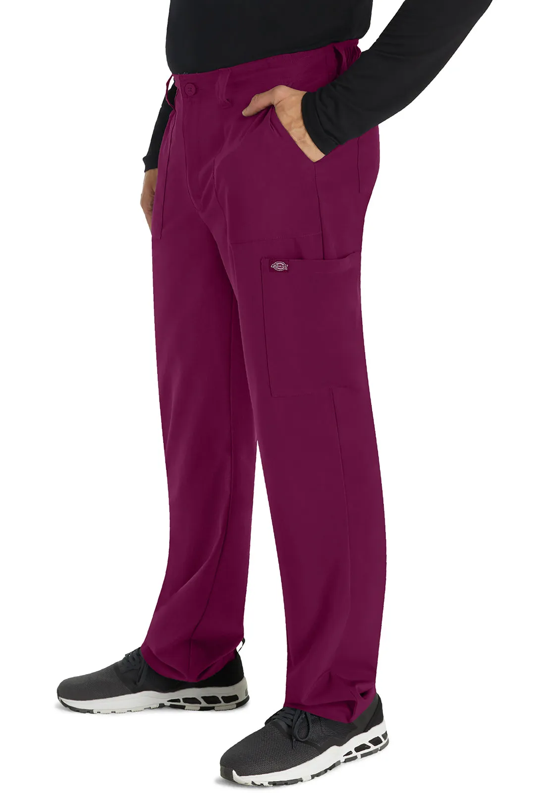 EDS Essentials DK015 Men's Natural Rise Drawstring Pants Wine