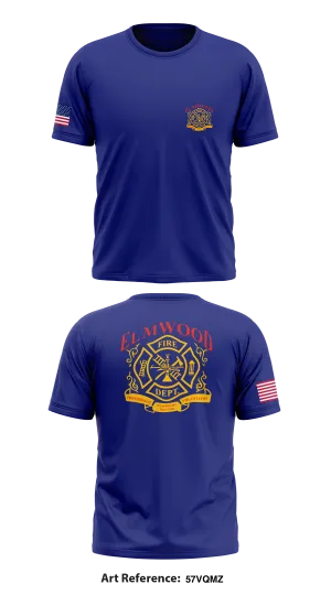 Elmwood Fire Department  Store 1 Core Men's SS Performance Tee - 57VqmZ