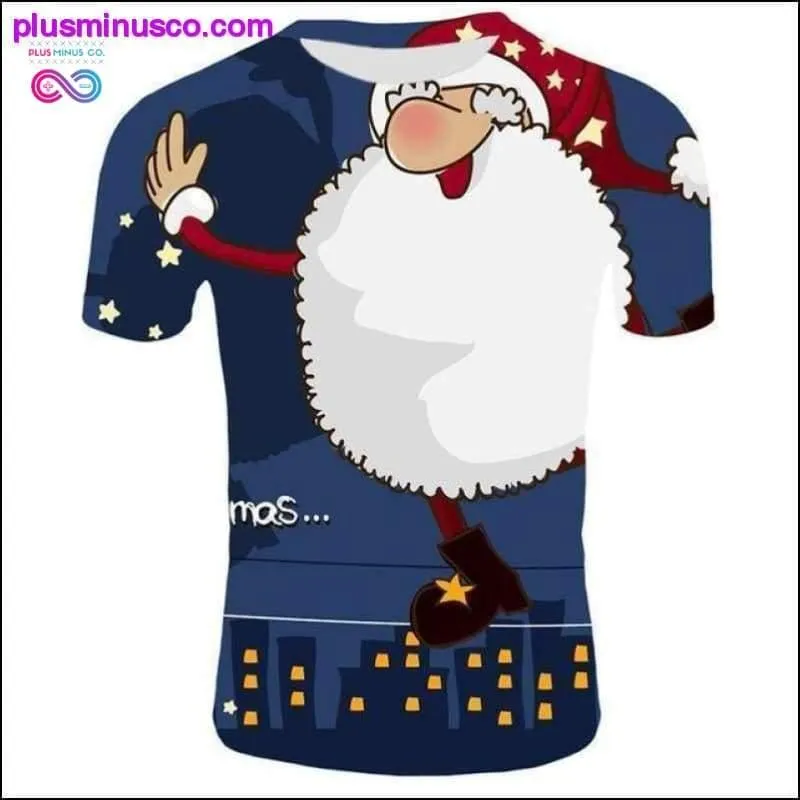 Fashionable Christmas T-Shirts for Men || PlusMinusco.com