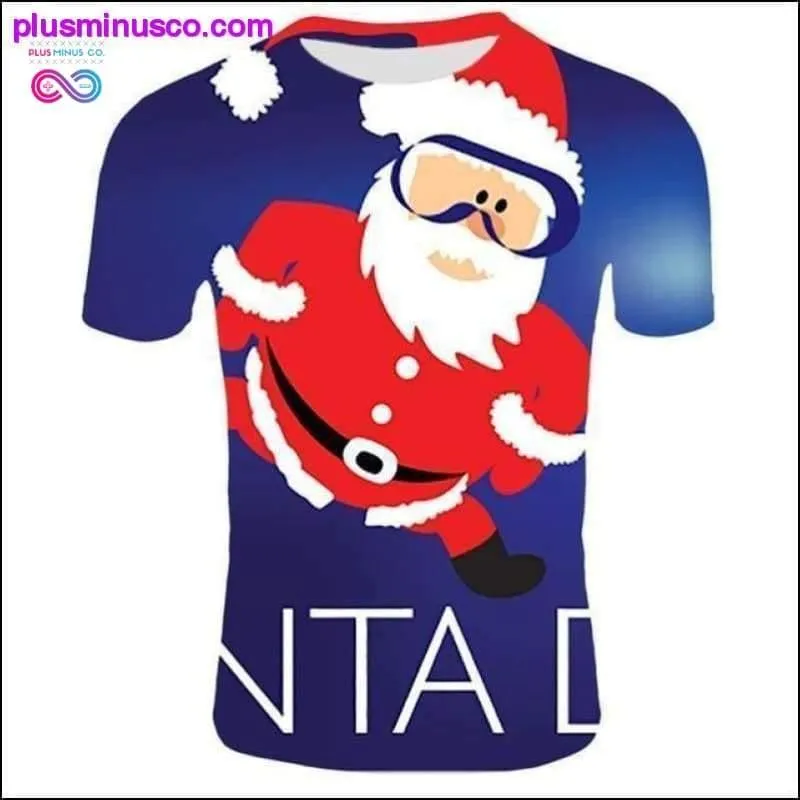 Fashionable Christmas T-Shirts for Men || PlusMinusco.com