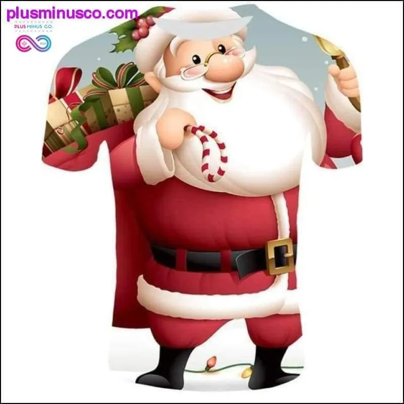 Fashionable Christmas T-Shirts for Men || PlusMinusco.com