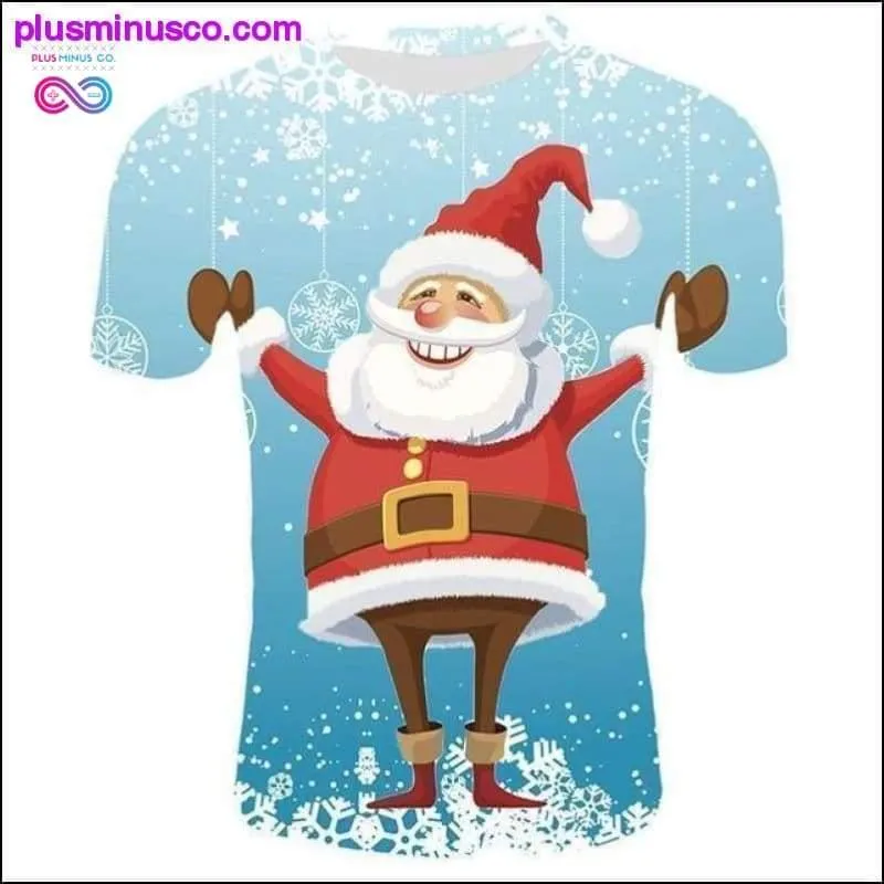 Fashionable Christmas T-Shirts for Men || PlusMinusco.com