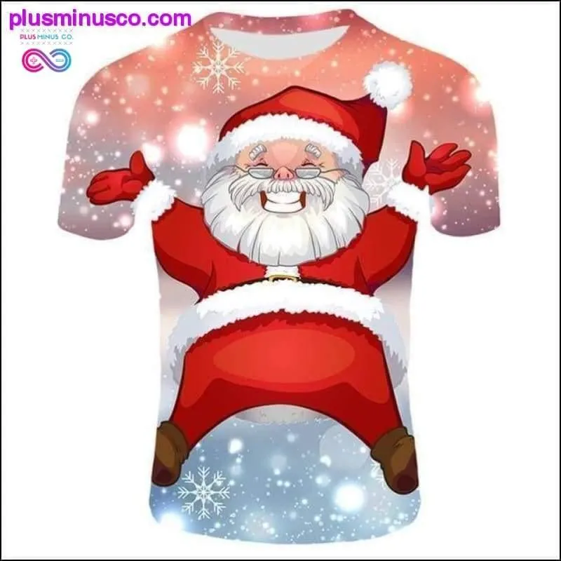 Fashionable Christmas T-Shirts for Men || PlusMinusco.com