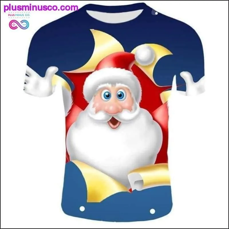 Fashionable Christmas T-Shirts for Men || PlusMinusco.com
