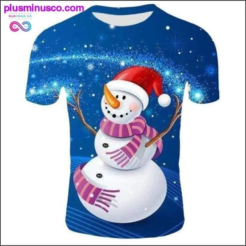 Fashionable Christmas T-Shirts for Men || PlusMinusco.com