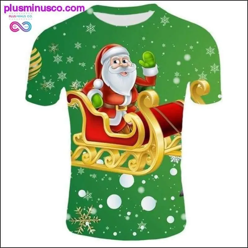 Fashionable Christmas T-Shirts for Men || PlusMinusco.com