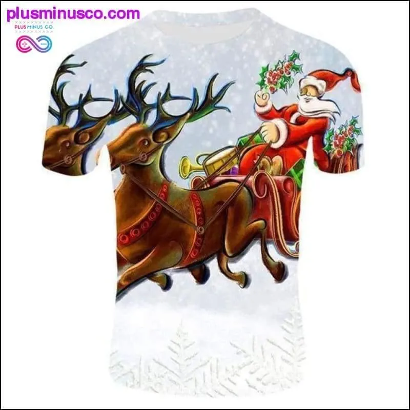 Fashionable Christmas T-Shirts for Men || PlusMinusco.com