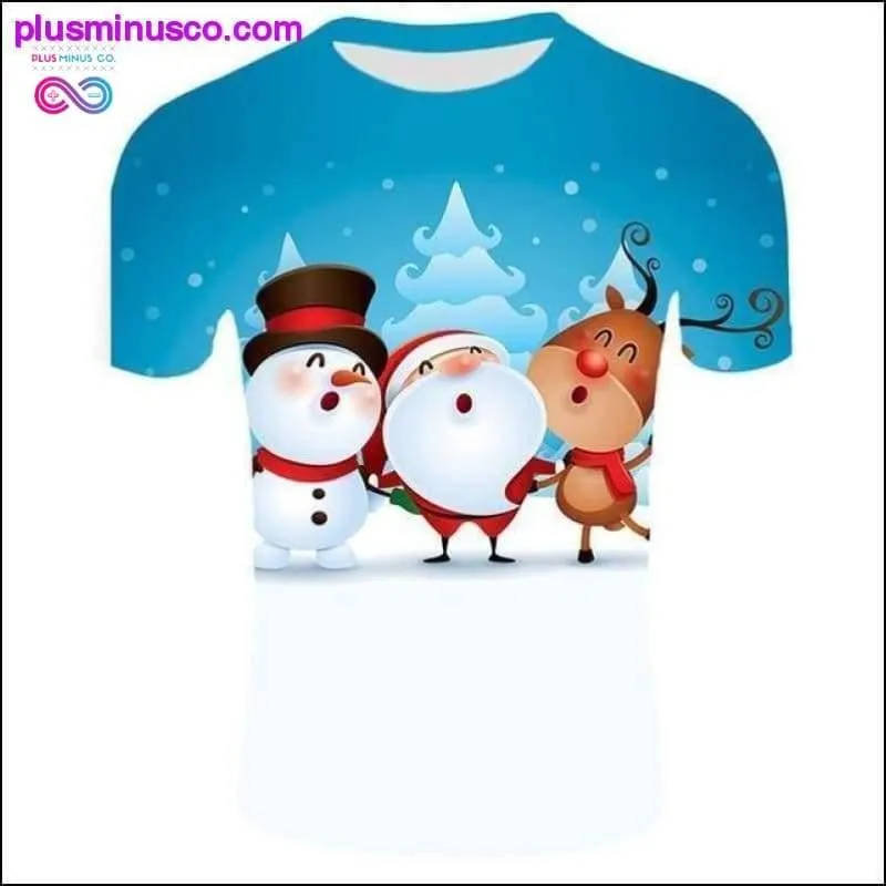 Fashionable Christmas T-Shirts for Men || PlusMinusco.com