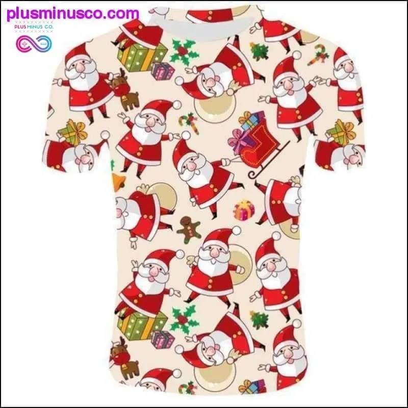 Fashionable Christmas T-Shirts for Men || PlusMinusco.com