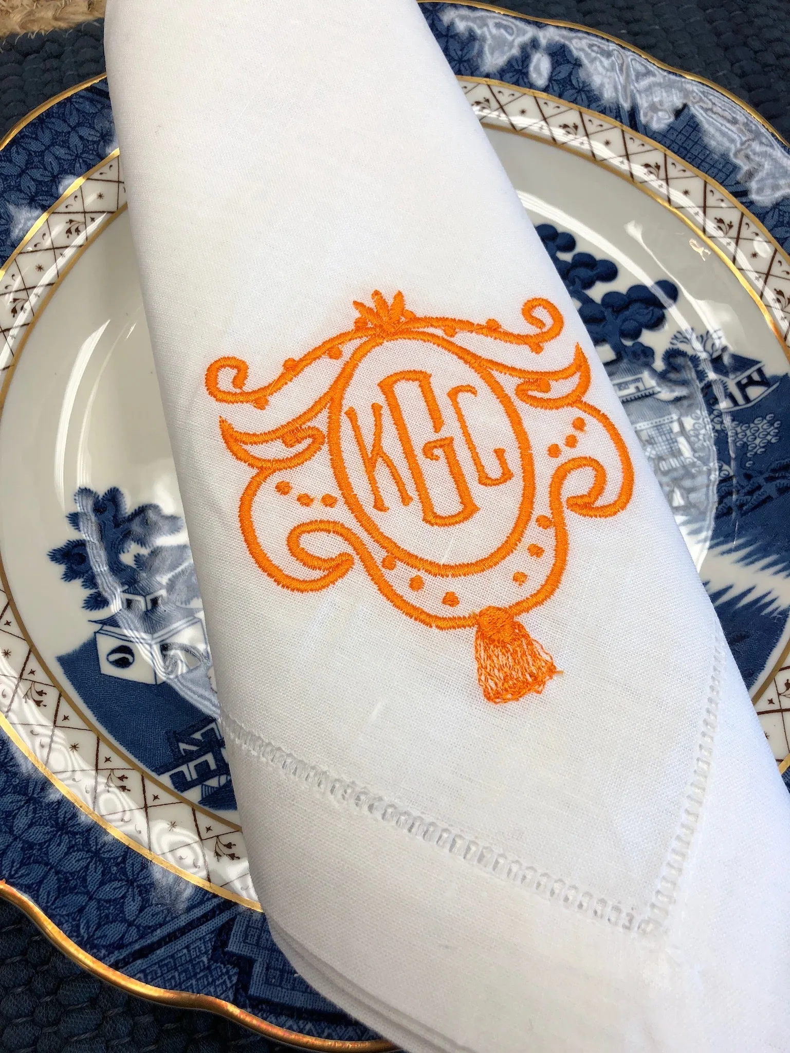 Floral Tassel Napkins